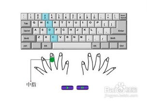 打字時手指的正確放置方法